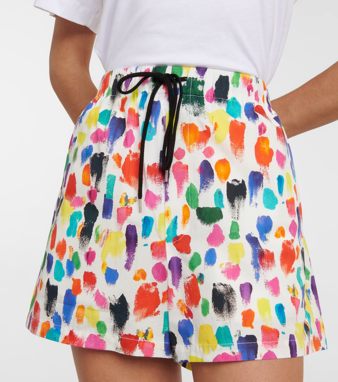 Shorts in cotone con stampa | Christopher Kane