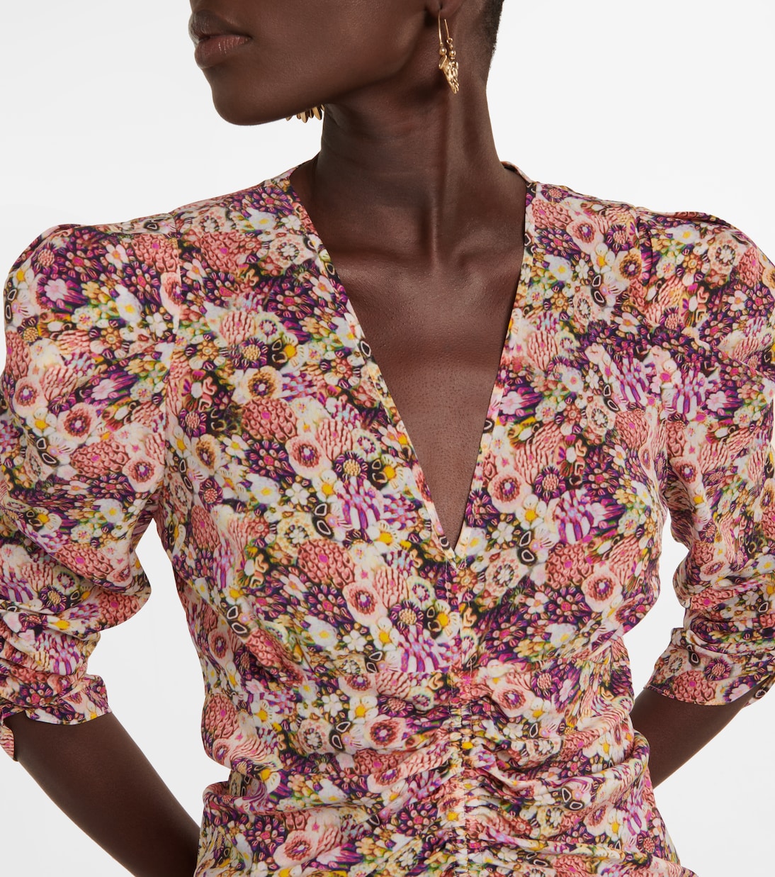 Celina floral silk-blend minidress | Isabel Marant
