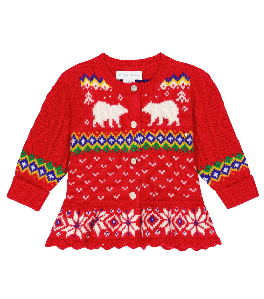 Bébé – Cardigan en coton et laine | Polo Ralph Lauren Kids