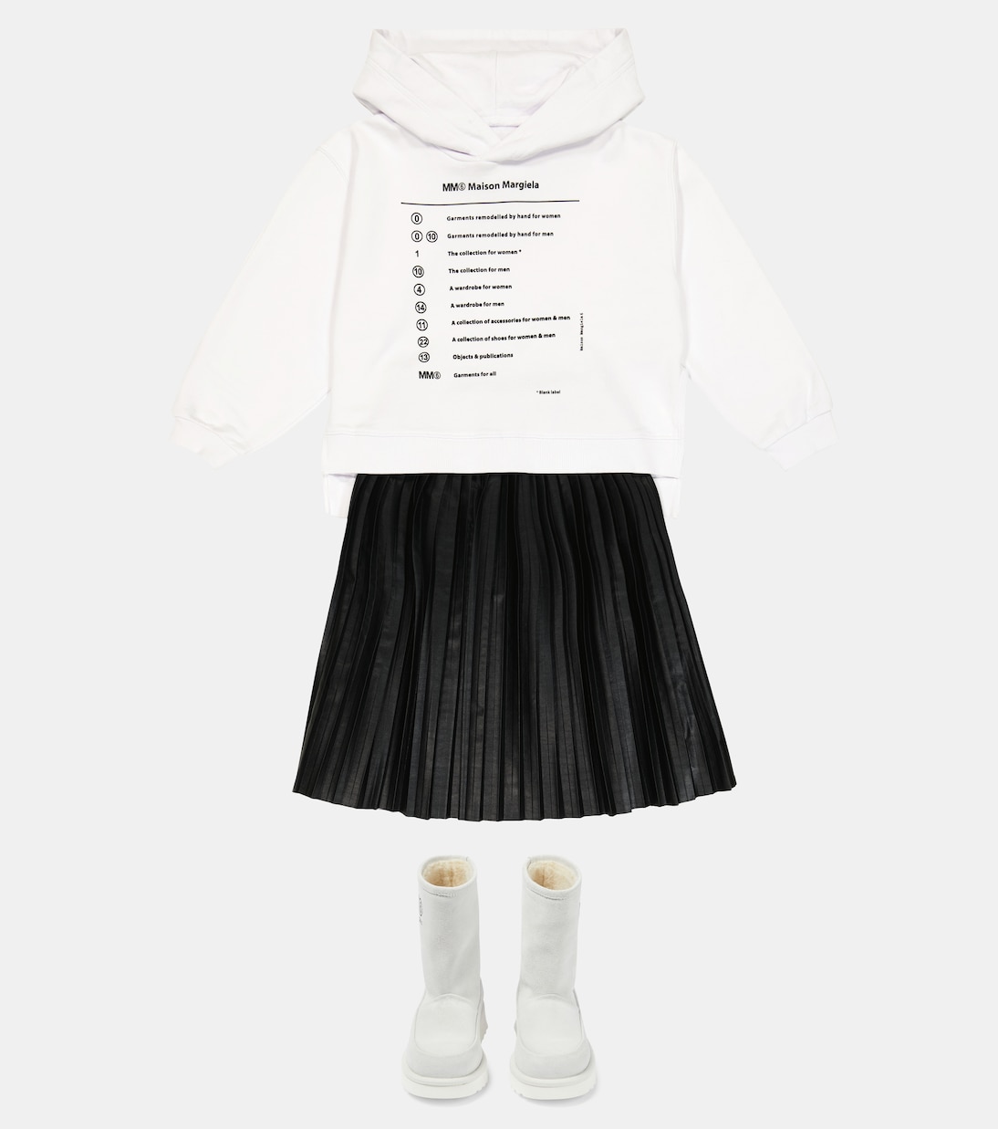 Rock aus Lederimitat | MM6 Maison Margiela Kids