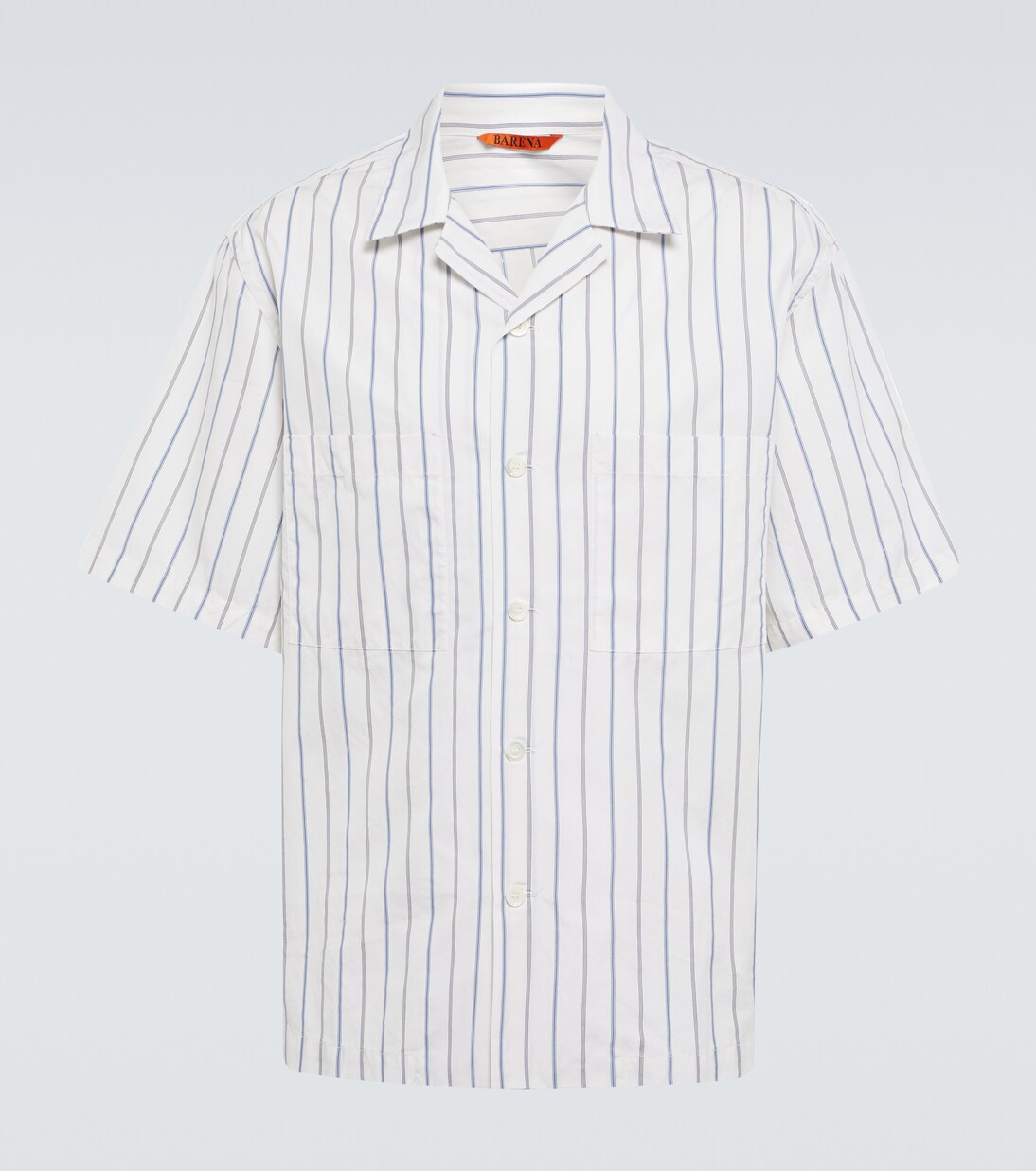 Camicia Solana Talian in cotone gessato | Barena Venezia