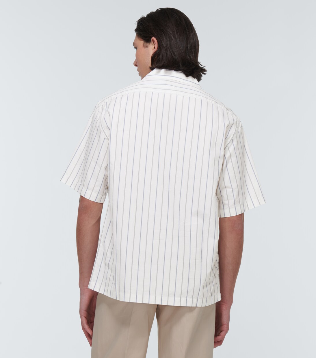 Camicia Solana Talian in cotone gessato | Barena Venezia