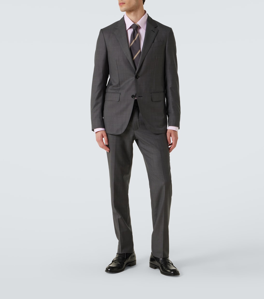 Single-breasted virgin wool suit | Zegna