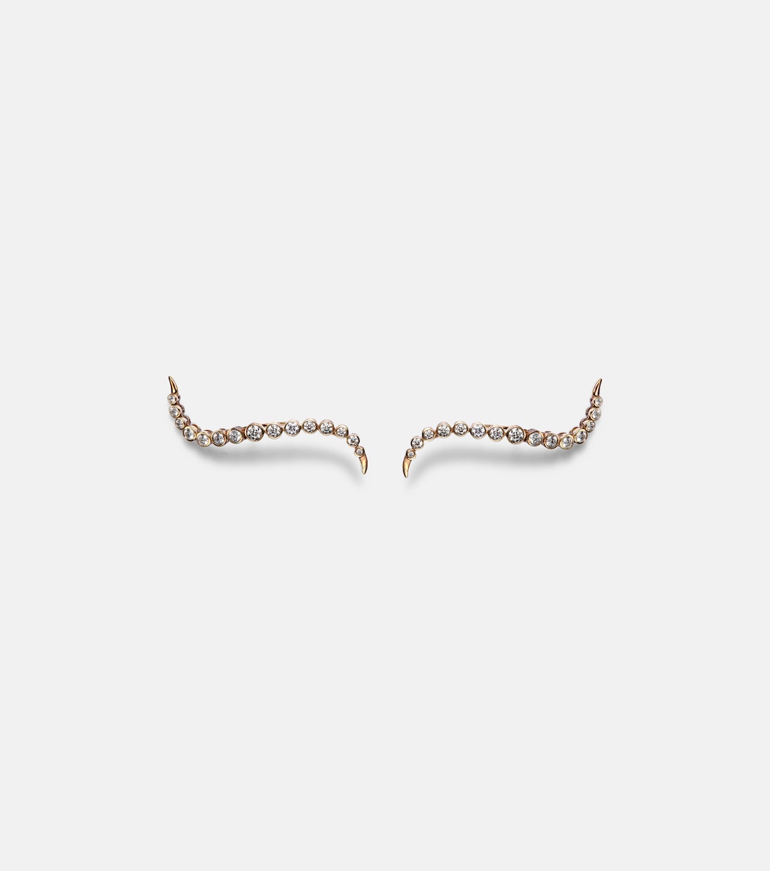 Boucles d’oreilles Elettra en or 14 ct et diamants blancs | Ondyn
