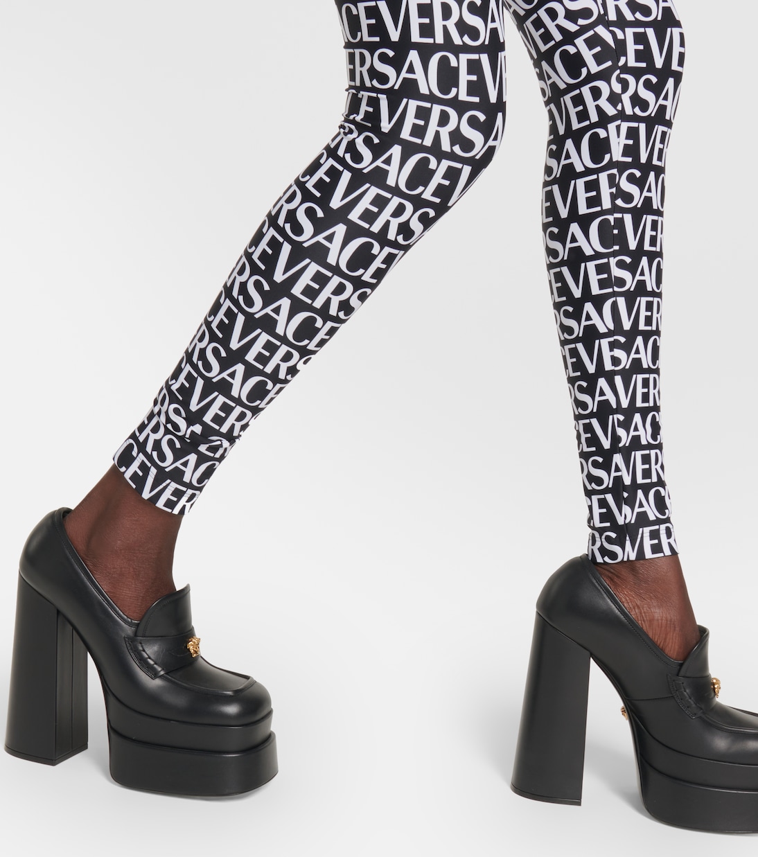 Legging imprimé à logo | Versace