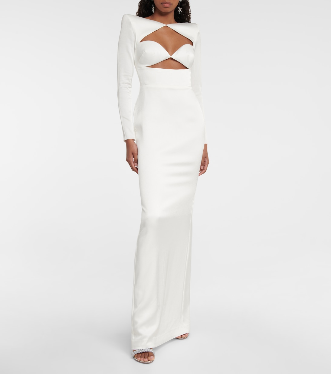 Cohan satin-crêpe cutout gown | Alex Perry