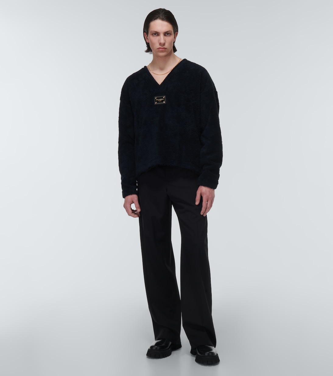 Pull en coton à ornements | Dolce&Gabbana