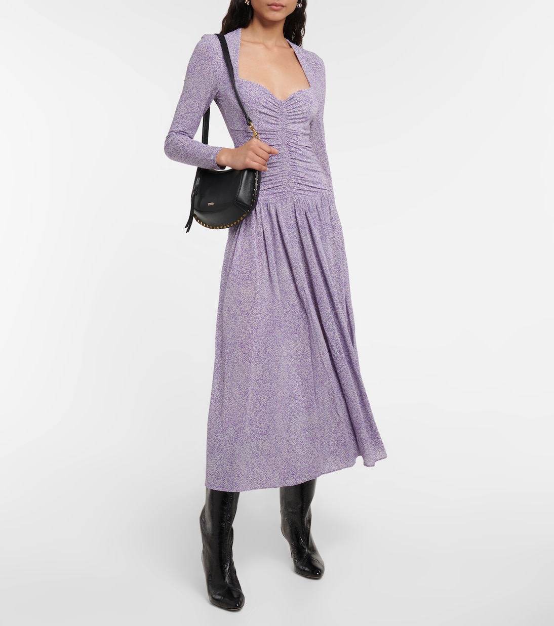 Robe midi Jenny imprimée | Isabel Marant