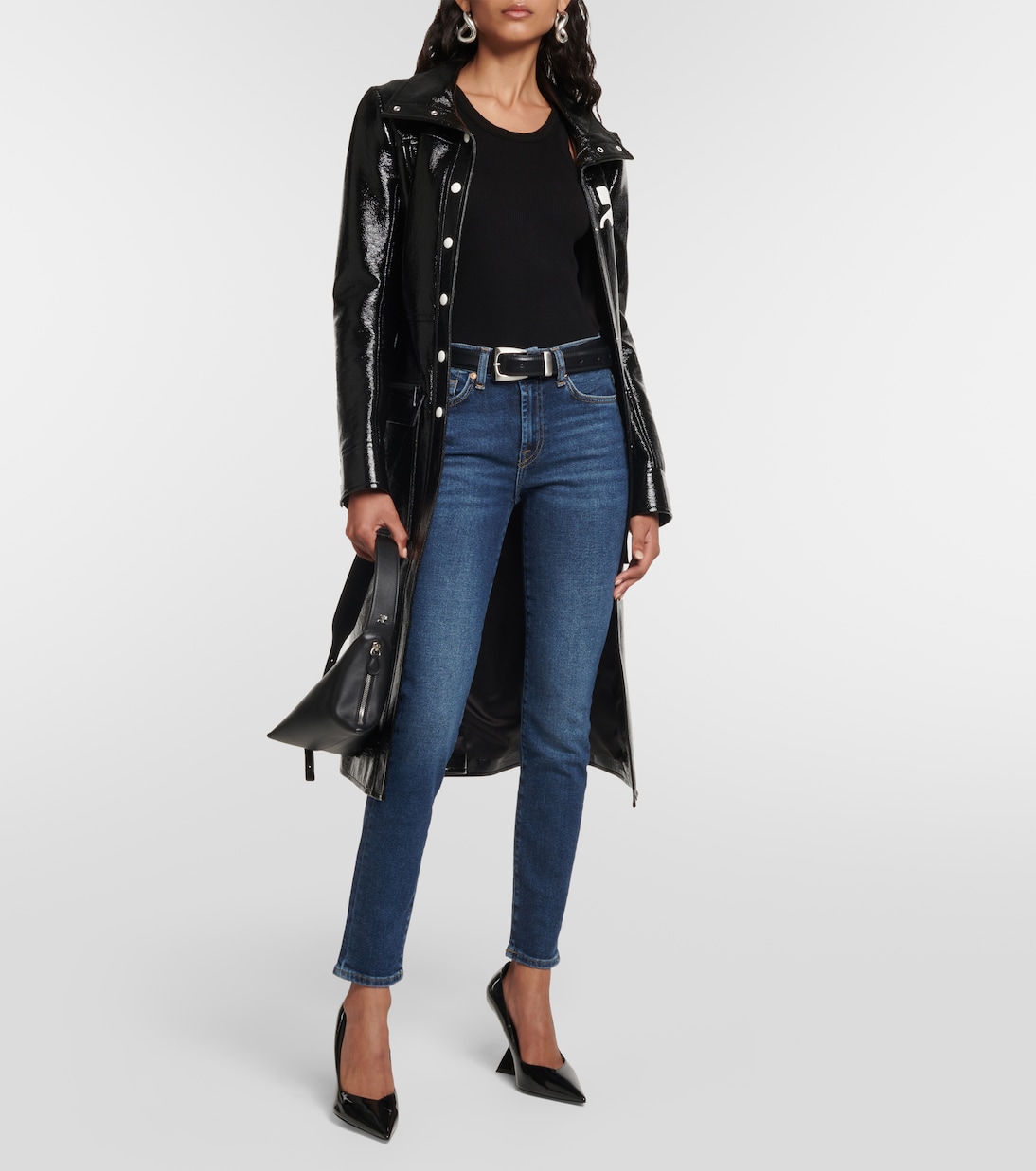 Jean slim Roxanne à taille mi-haute | 7 For All Mankind