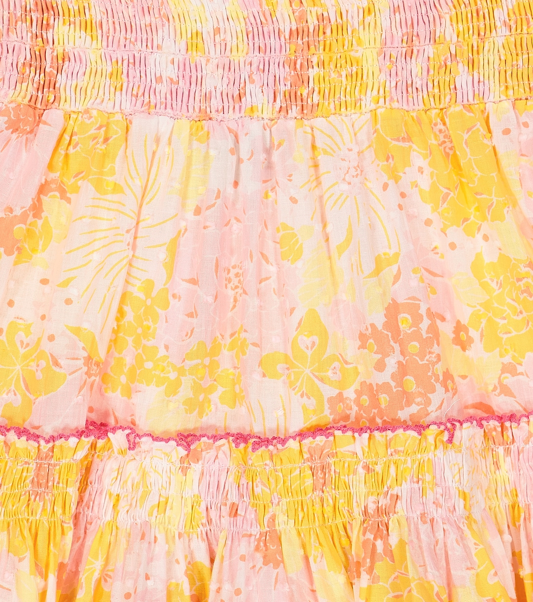 Bedrucktes Kleid Aurora aus Baumwolle | Poupette St Barth Kids