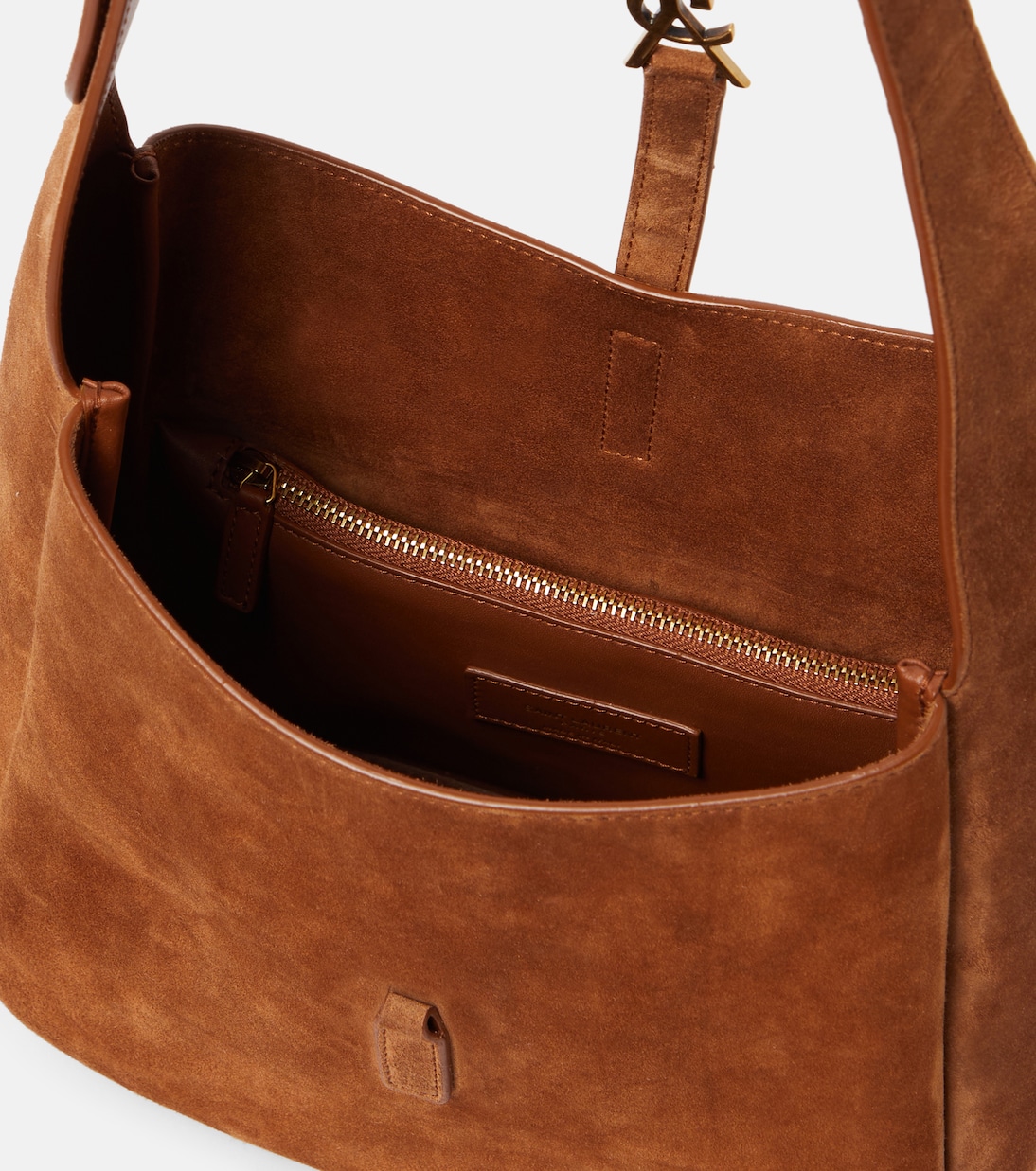 Sac Le 5 à 7 Small en daim | Saint Laurent