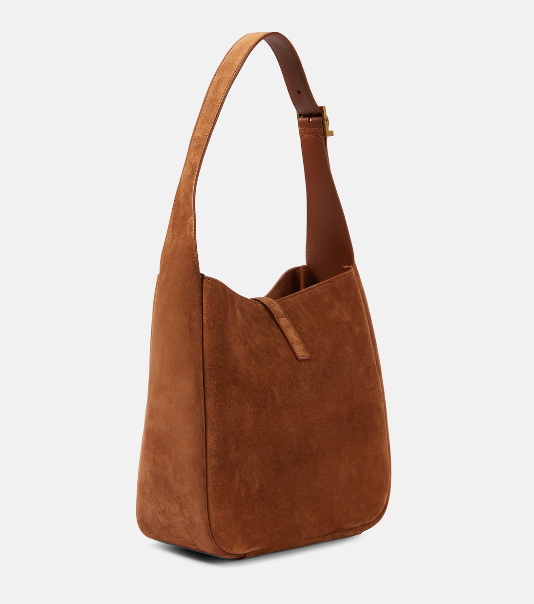 Sac Le 5 à 7 Small en daim | Saint Laurent