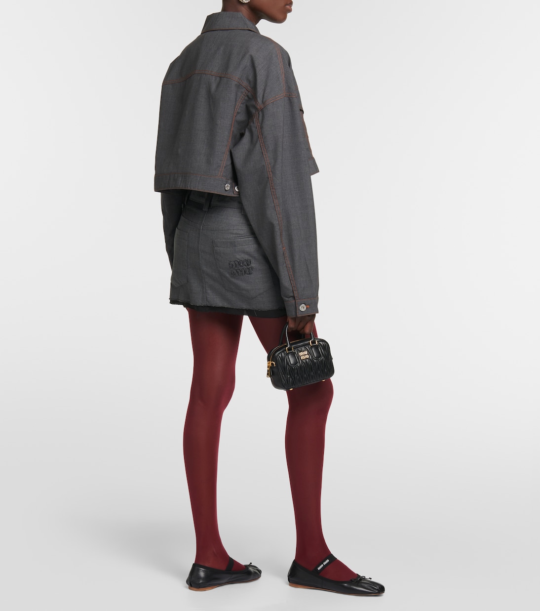 Collant in maglia | Miu Miu