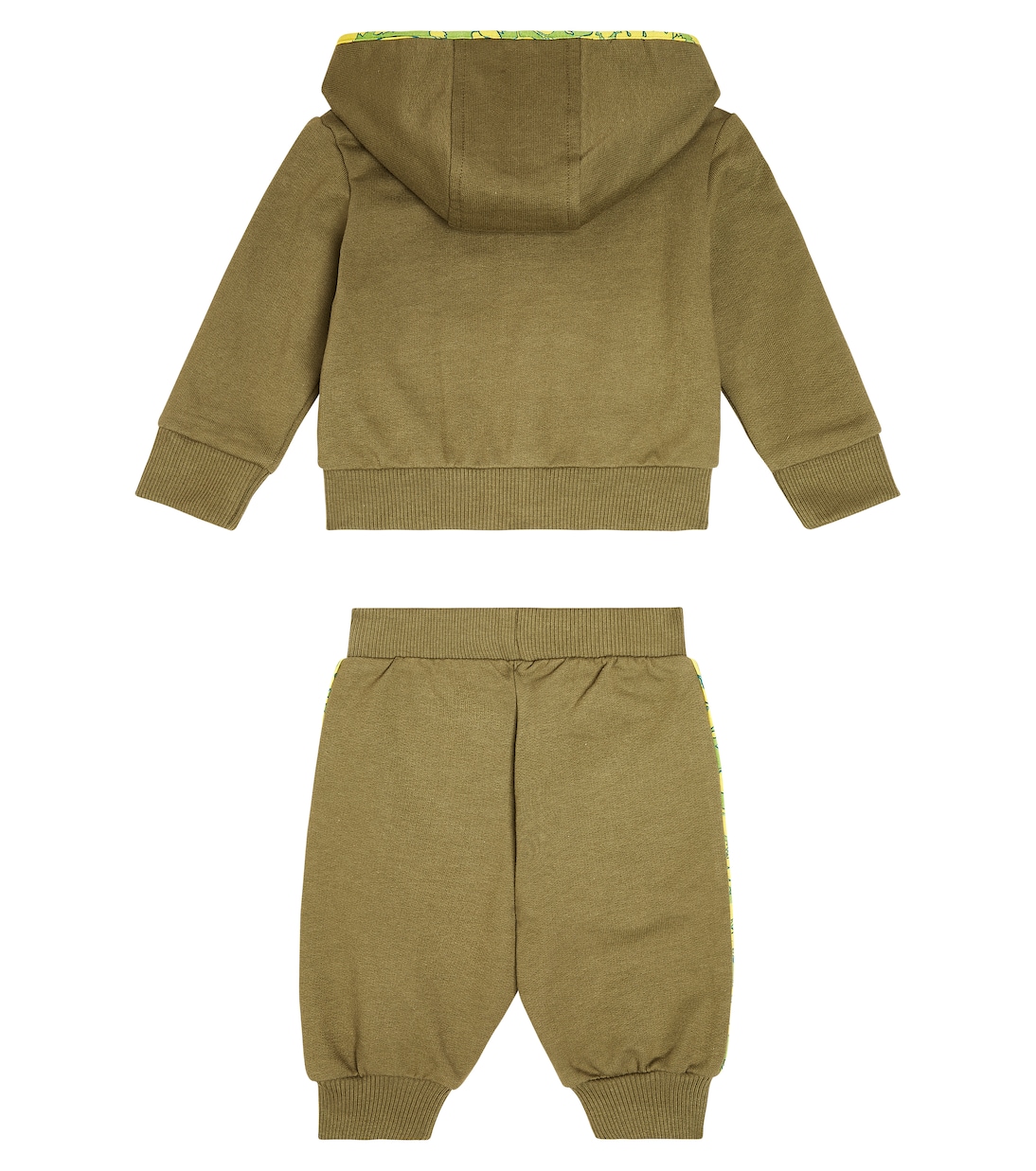 Bébé – Ensemble sweat-shirt à capuche et pantalon de survêtement en coton | Versace Kids