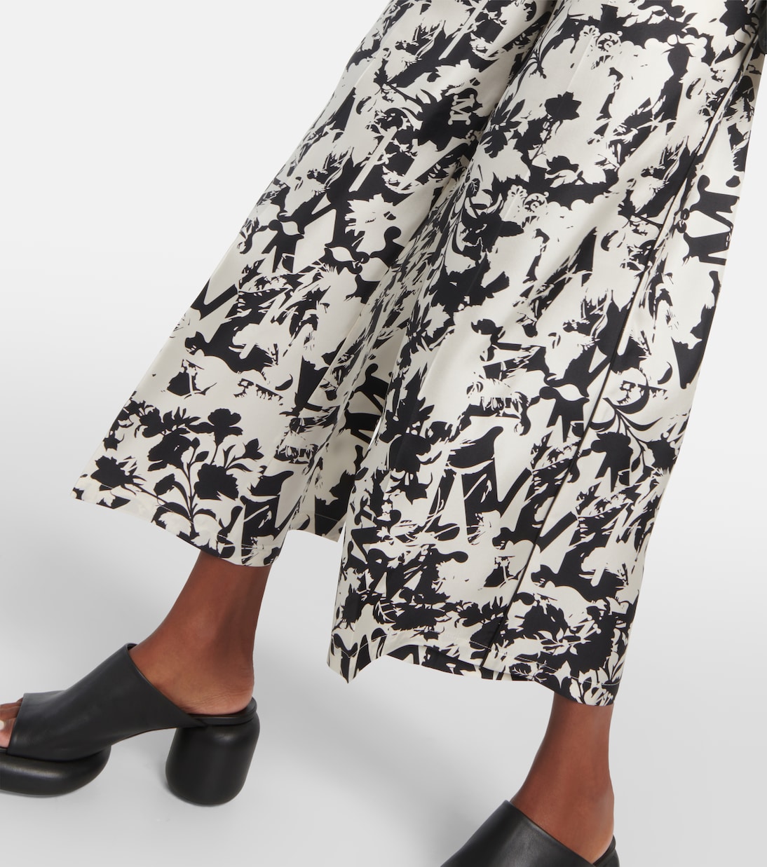 Pantalon ample Fiordo imprimé en soie | Max Mara