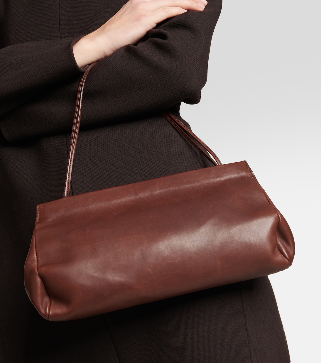 Borsa a spalla Abby Small in pelle | The Row