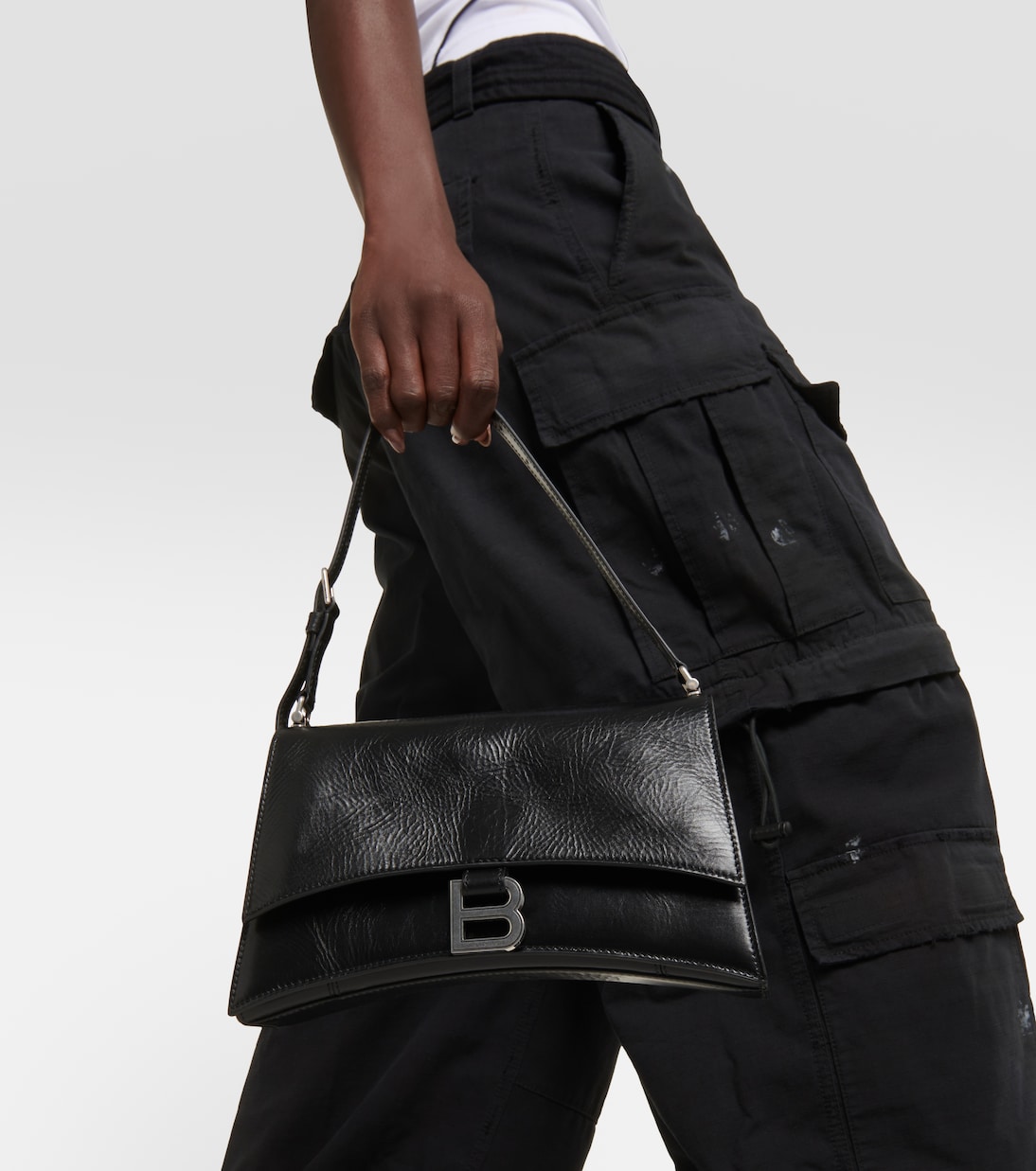 Borsa a spalla Crush Small in pelle | Balenciaga