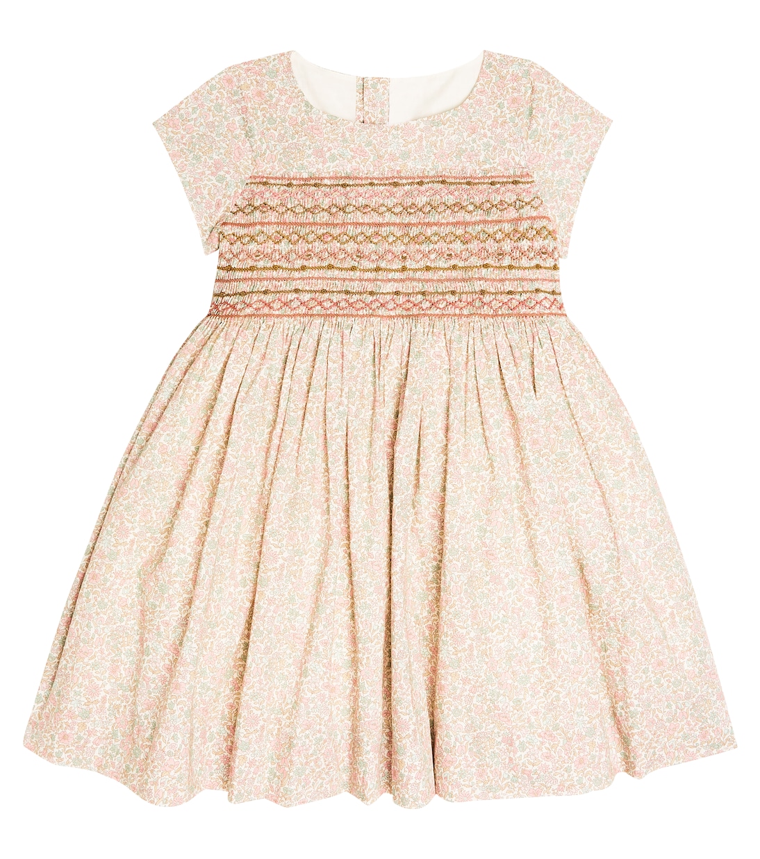 Robe Duchesse en coton à fleurs | Bonpoint