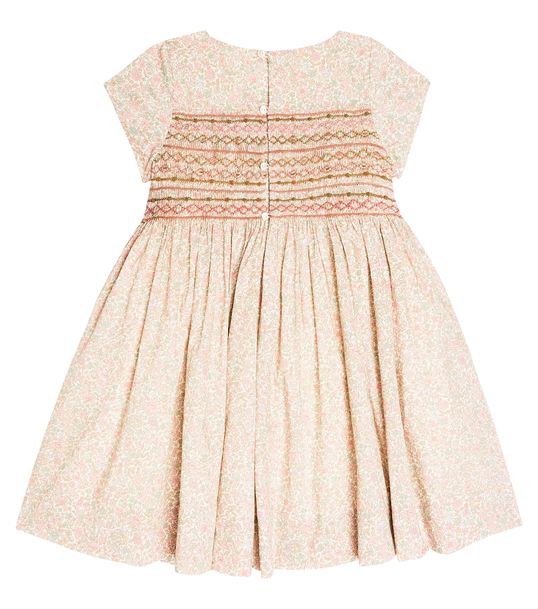Robe Duchesse en coton à fleurs | Bonpoint