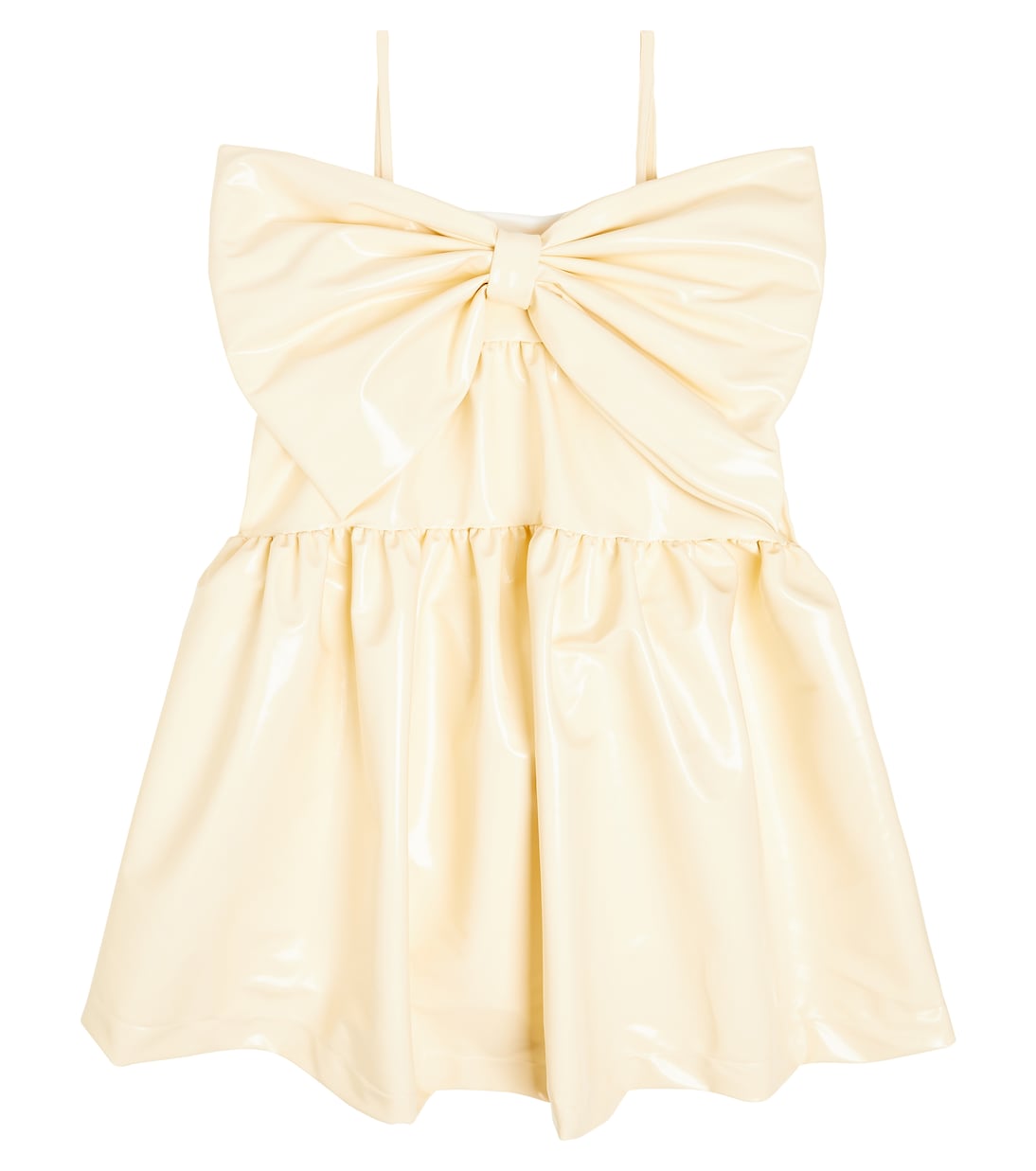 Kleid aus Lederimitat | Caroline Bosmans