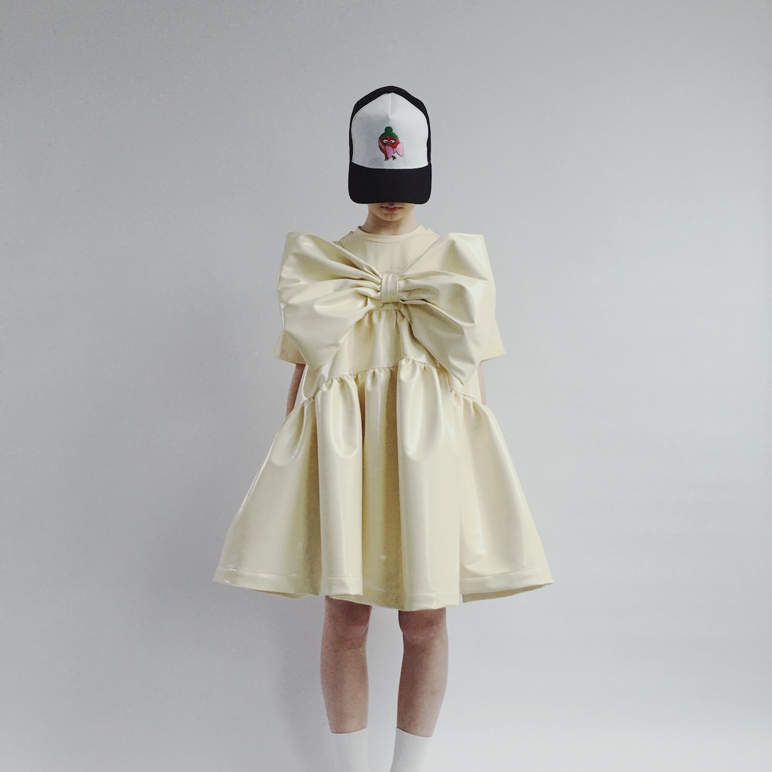 Kleid aus Lederimitat | Caroline Bosmans