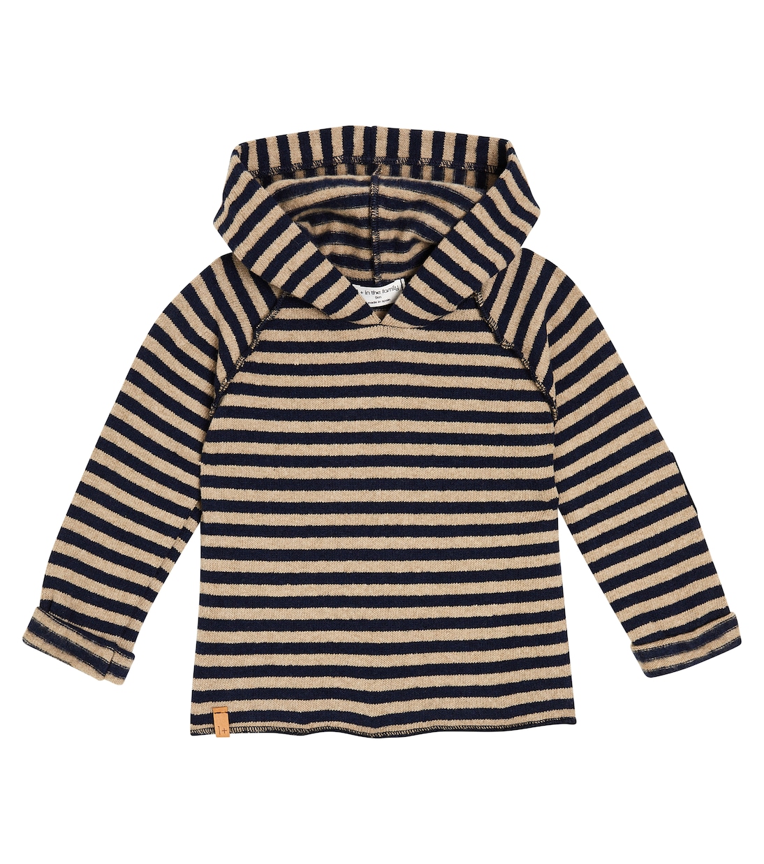 Baby - Felpa Leandre a righe con cappuccio | 1 + in the Family