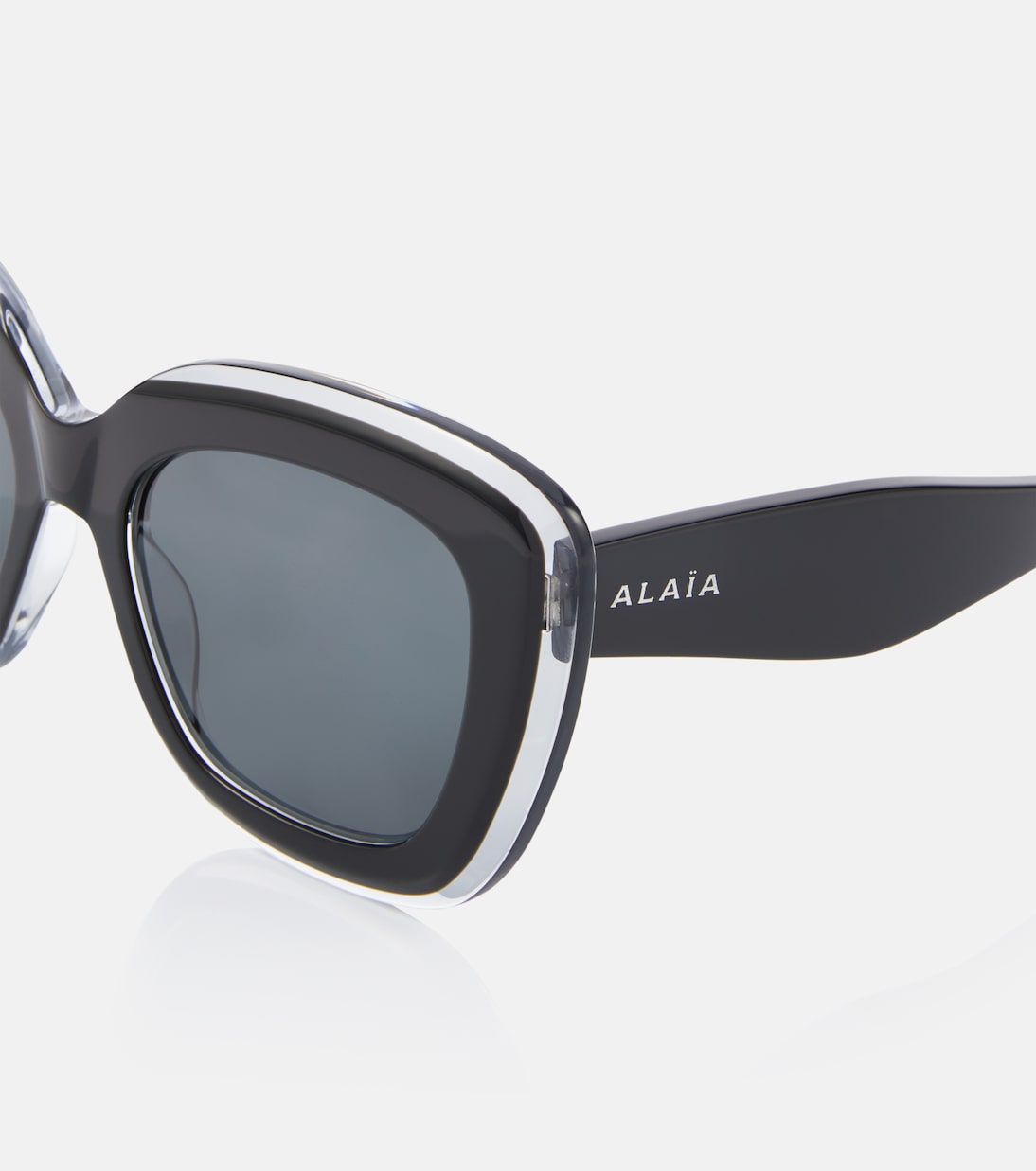 Occhiali da sole squadrati con logo | Alaïa