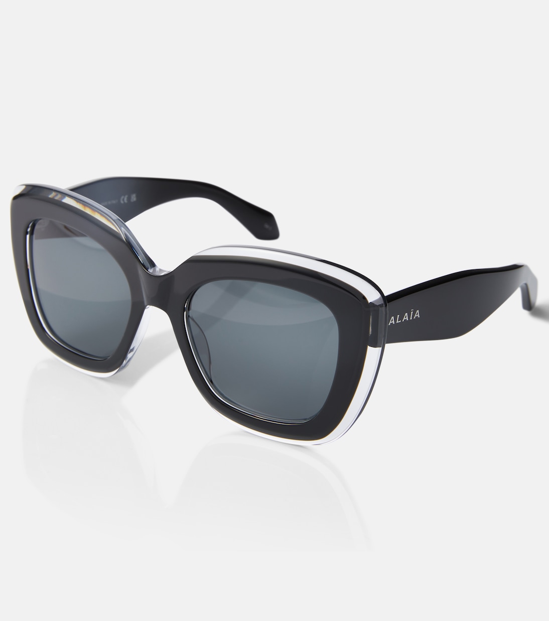 Occhiali da sole squadrati con logo | Alaïa