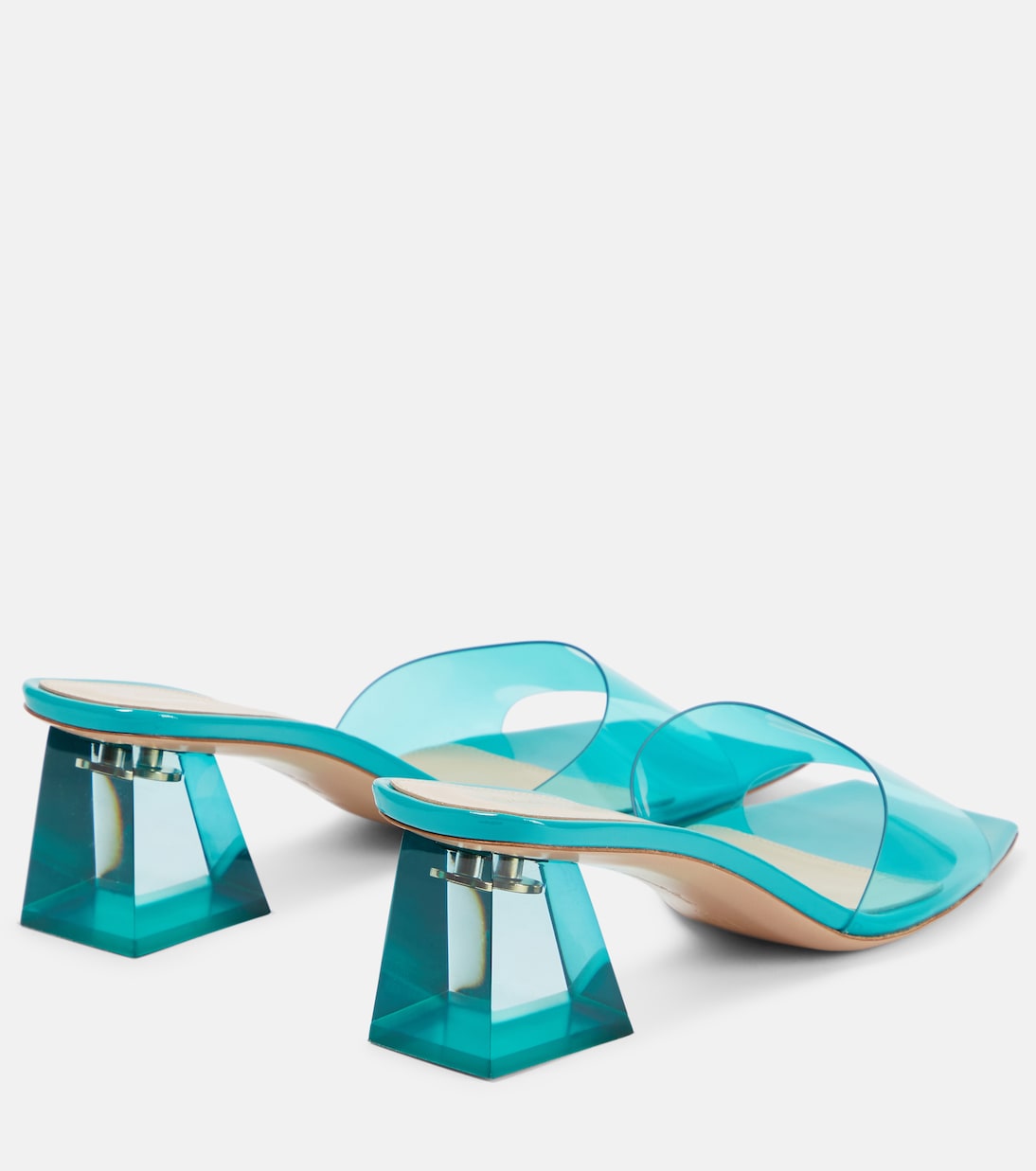 Pantoletten Cosmic mit Lackleder | Gianvito Rossi