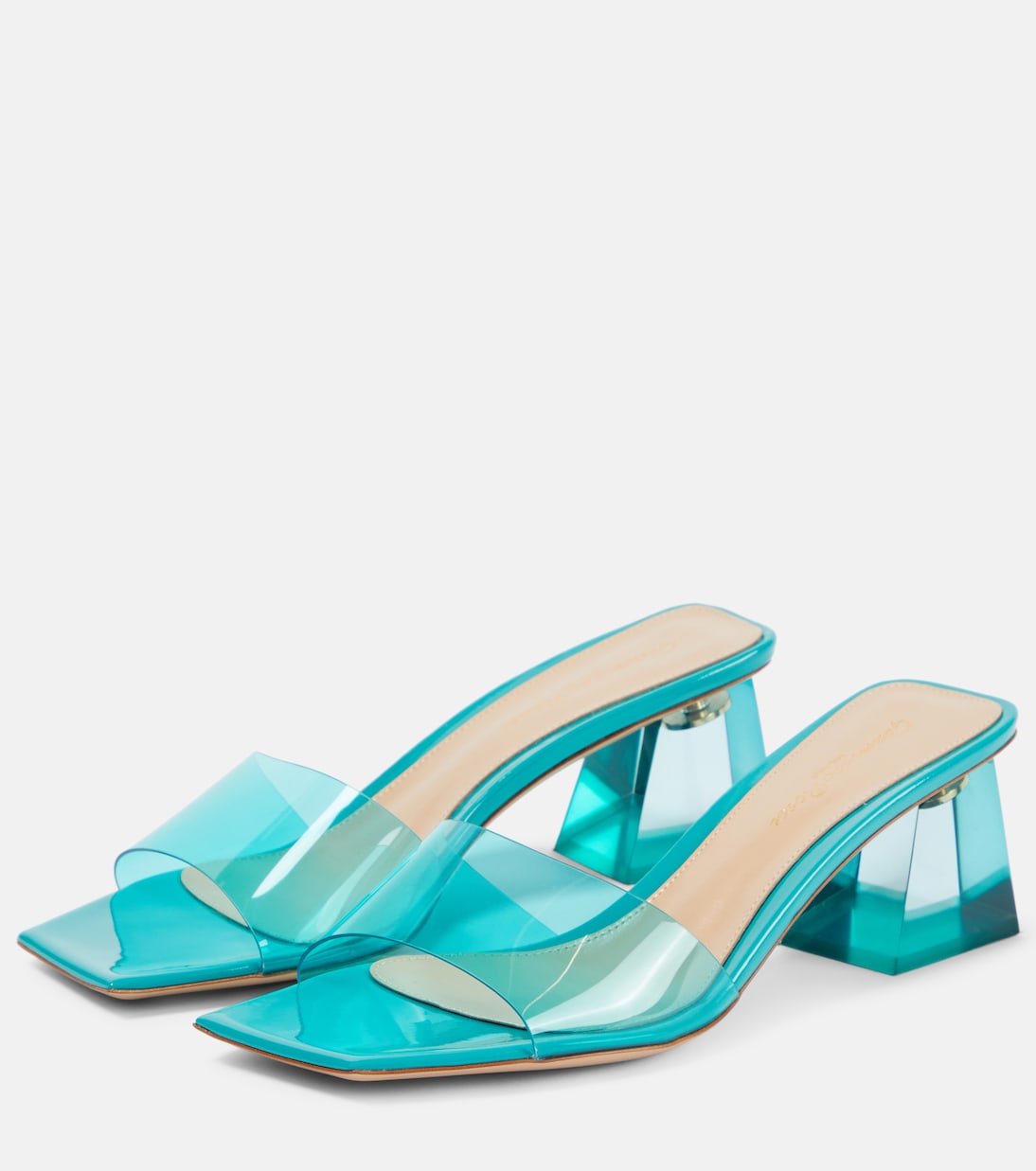 Pantoletten Cosmic mit Lackleder | Gianvito Rossi