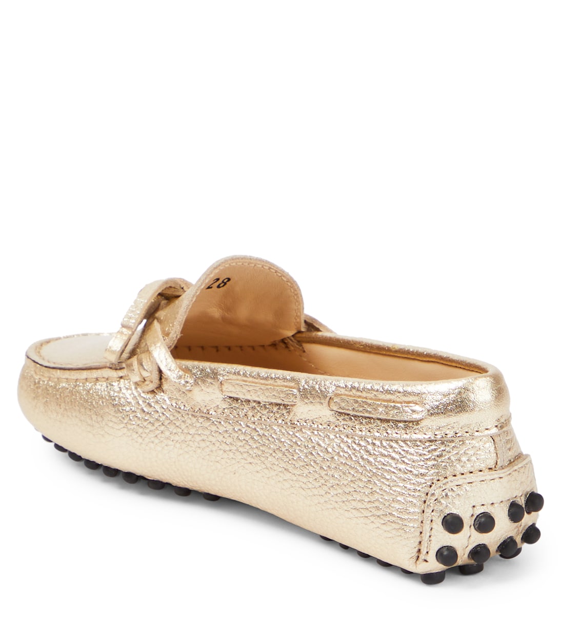 Mocassini Gommino in pelle metallizzata | Tod's Junior