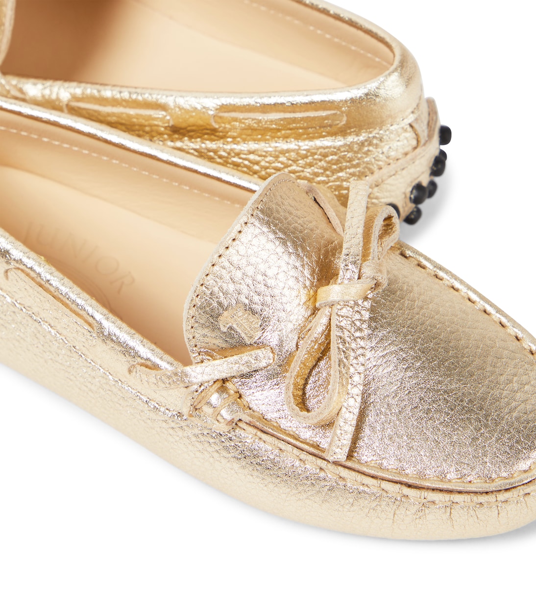 Mocassini Gommino in pelle metallizzata | Tod's Junior