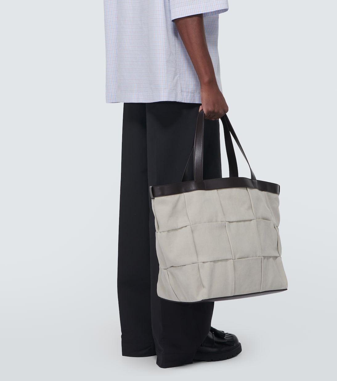 Tote Arco aus Canvas und Leder | Bottega Veneta