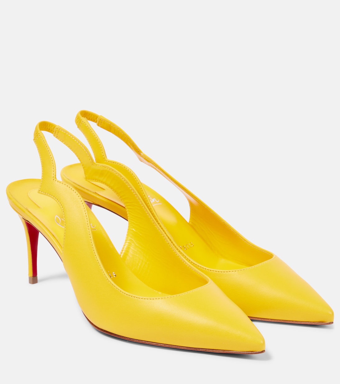 Escarpins Hot Chick Sling 70 en cuir | Christian Louboutin