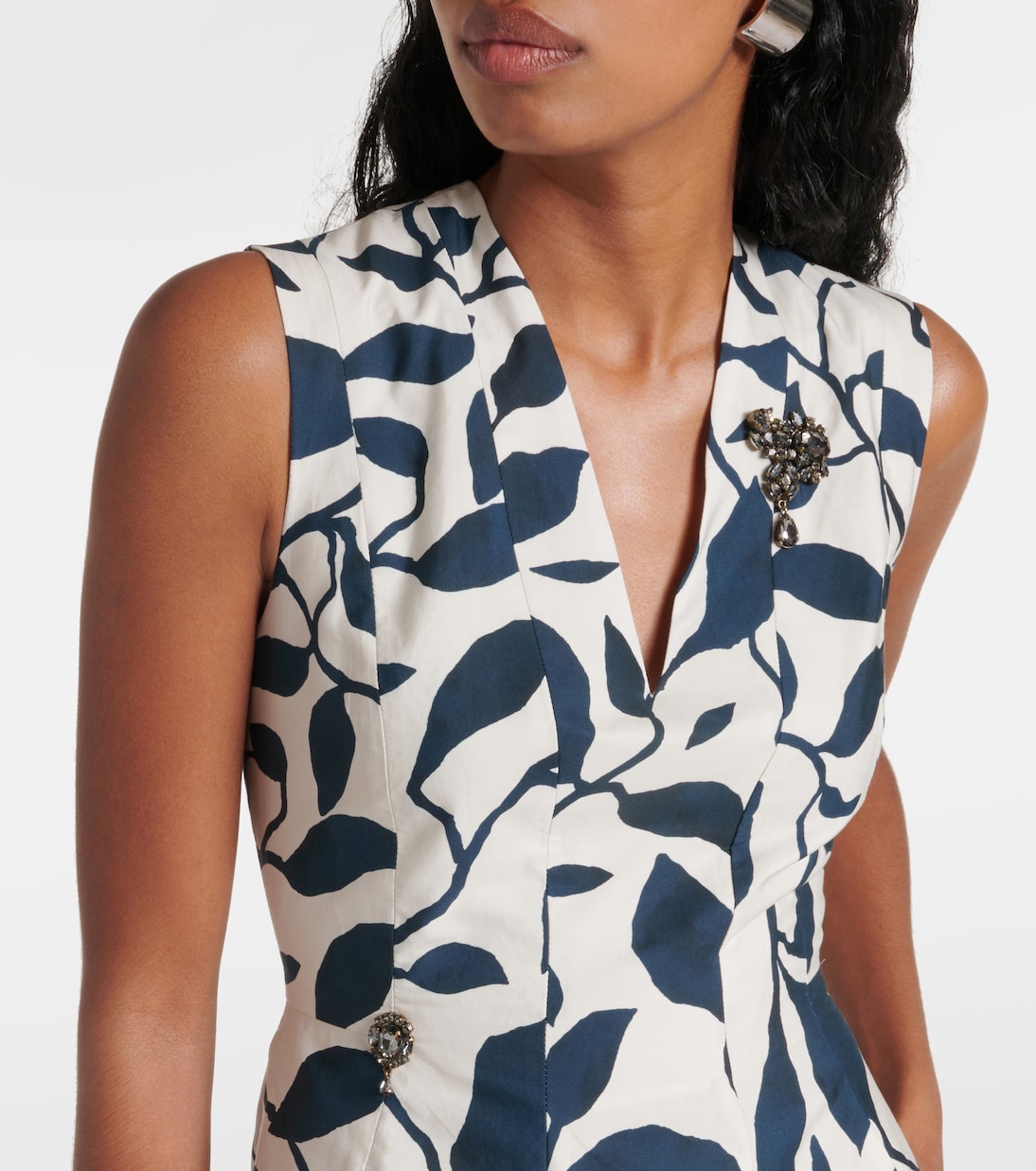 Robe midi imprimée en coton | 'S Max Mara
