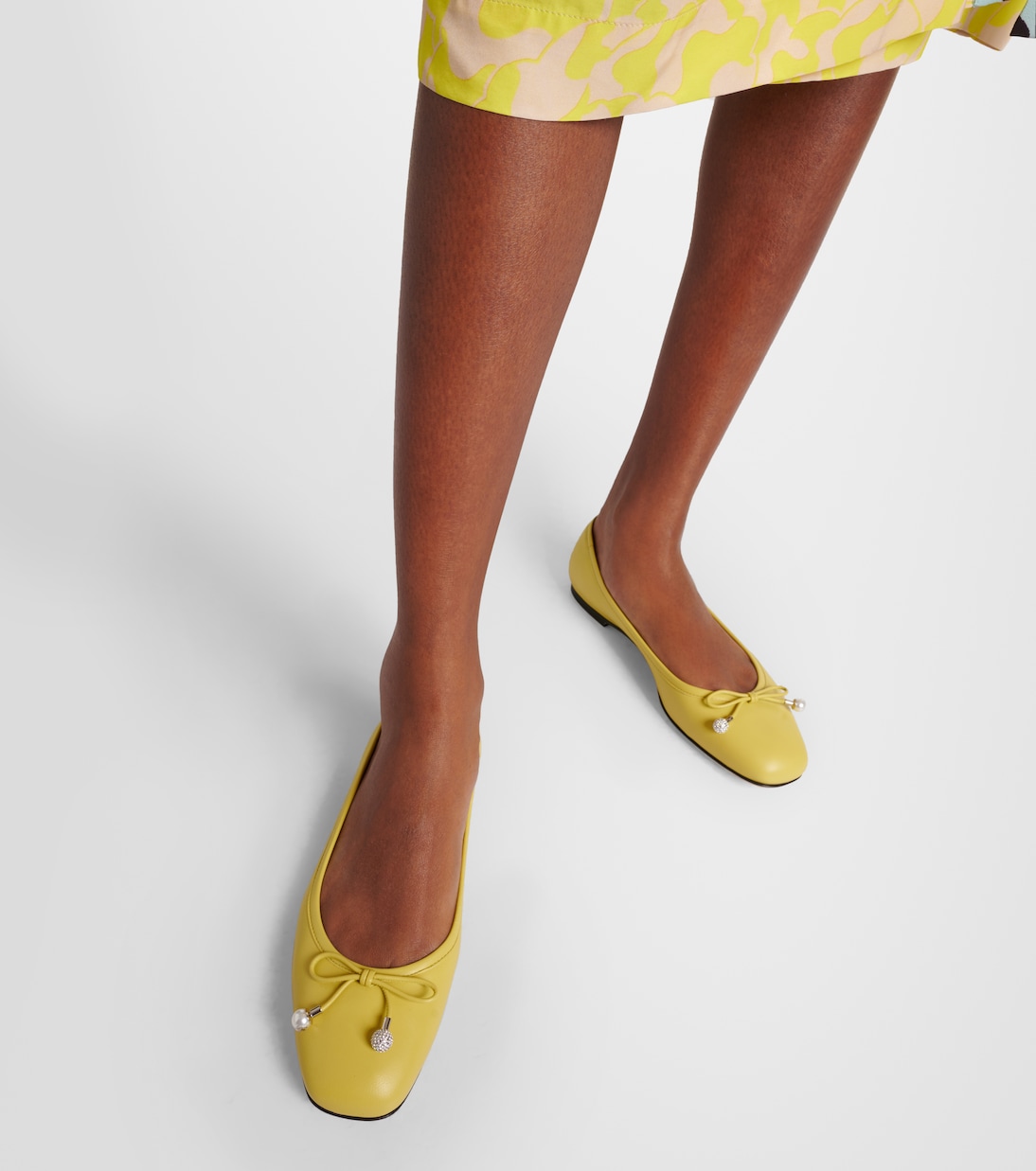Ballerinas Elme aus Leder | Jimmy Choo