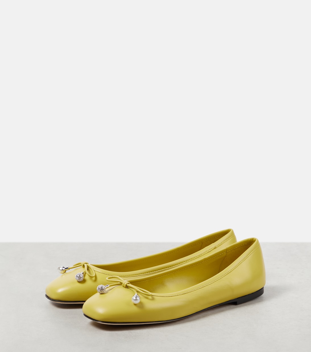 Ballerinas Elme aus Leder | Jimmy Choo