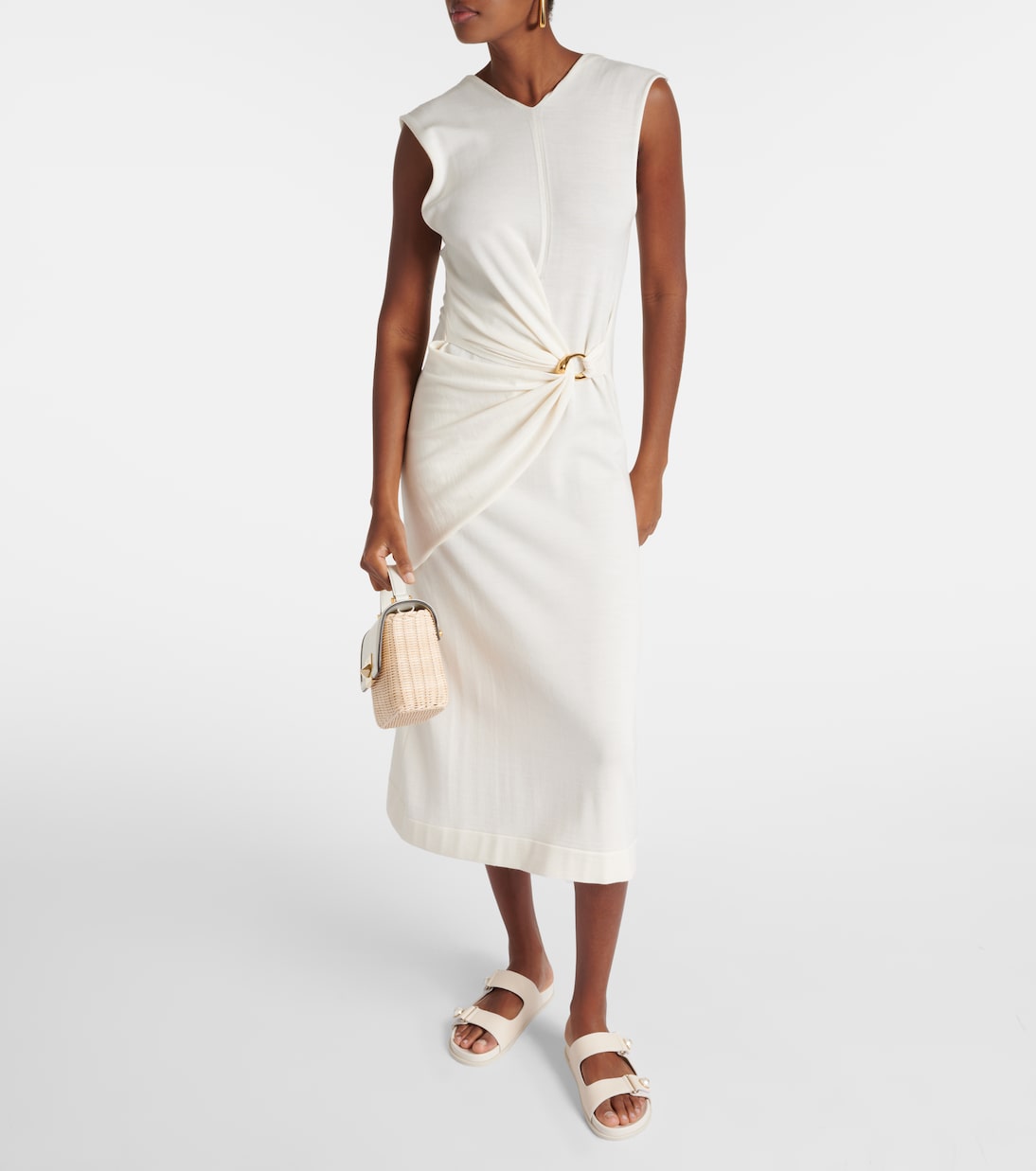 Verzierte Sandalen Fayence aus Leder | Jimmy Choo