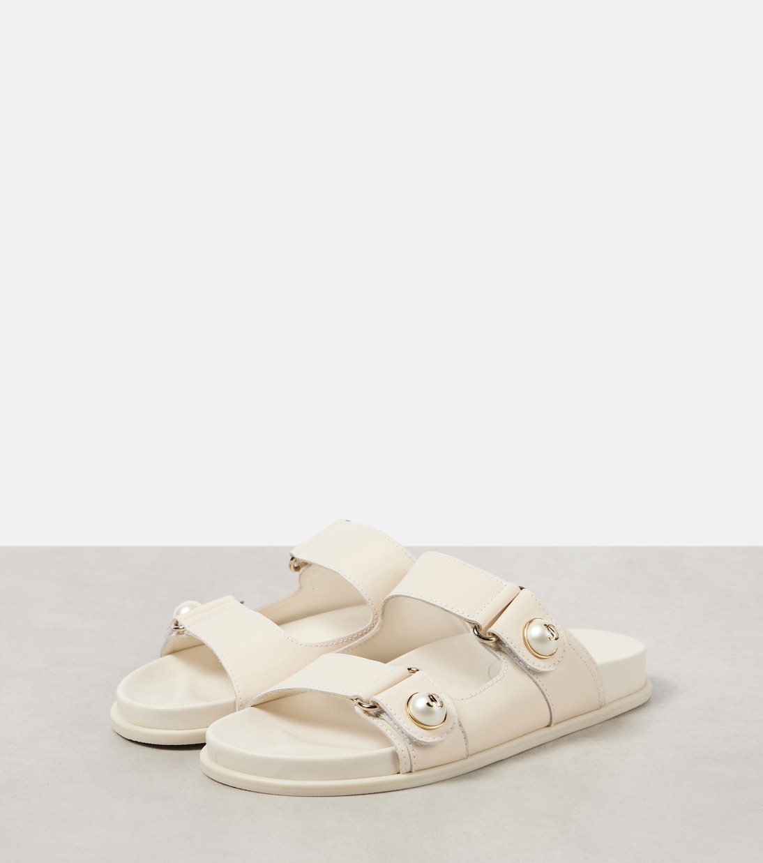 Verzierte Sandalen Fayence aus Leder | Jimmy Choo