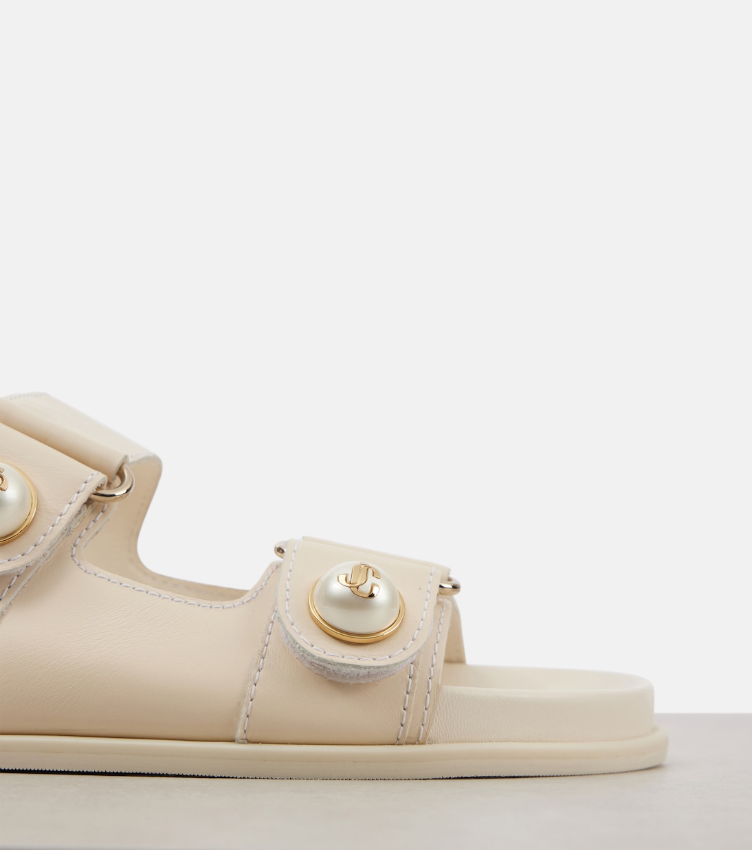 Verzierte Sandalen Fayence aus Leder | Jimmy Choo