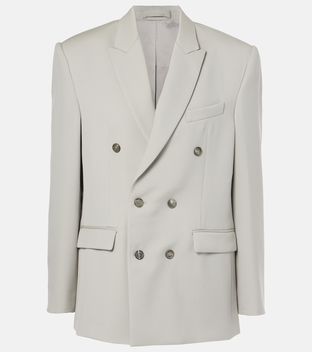 Double-breasted wool blazer | Wardrobe.NYC