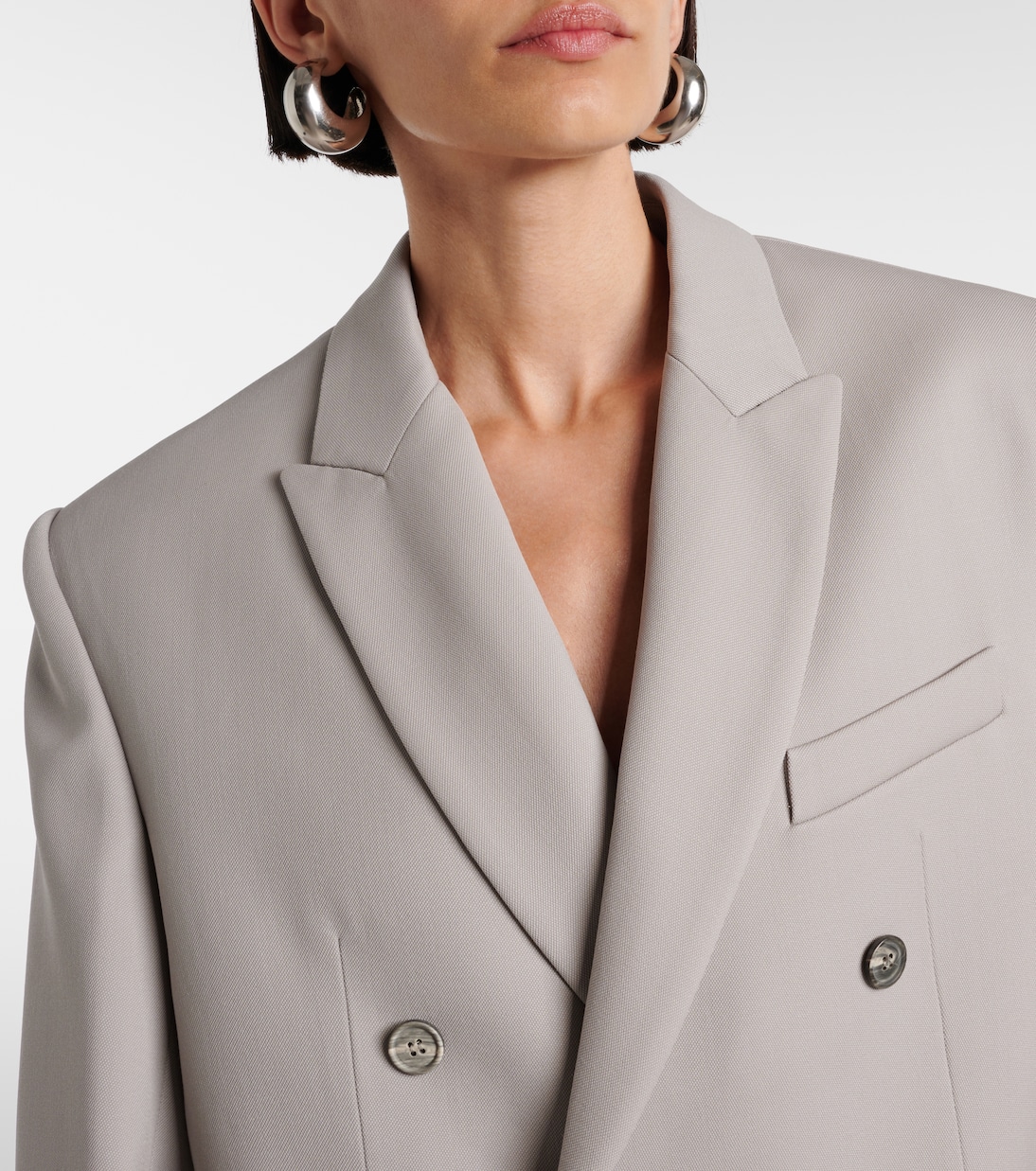 Double-breasted wool blazer | Wardrobe.NYC