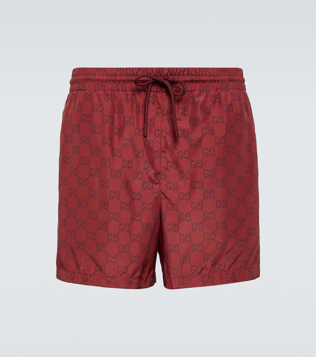 Badeshorts GG in Burgund Gucci Mytheresa