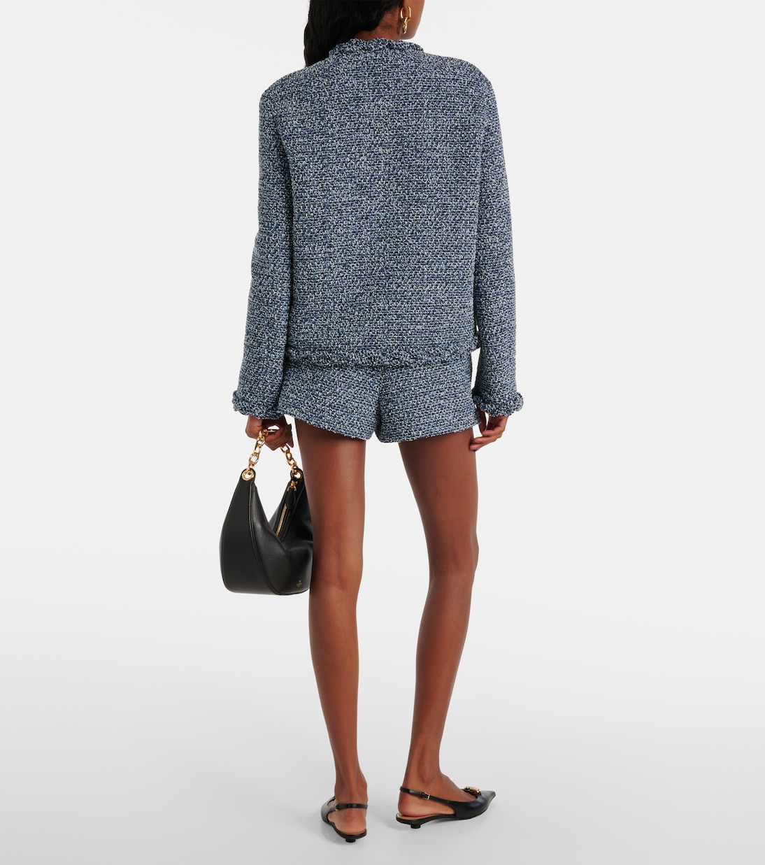 Tweed denim jacket | Valentino