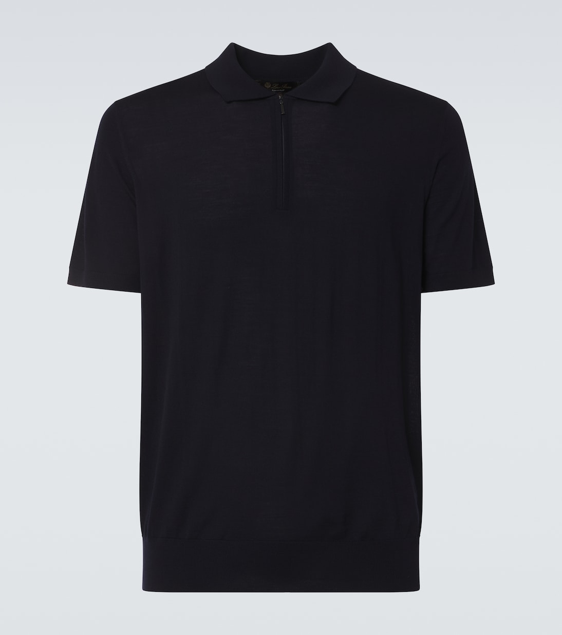 Polo in lana con zip | Loro Piana