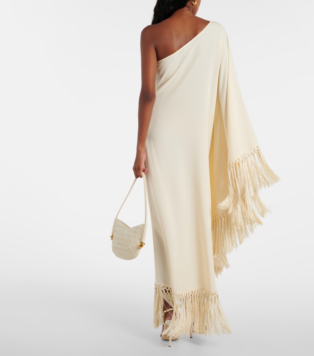 Arno fringed crêpe cady maxi dress | Taller Marmo