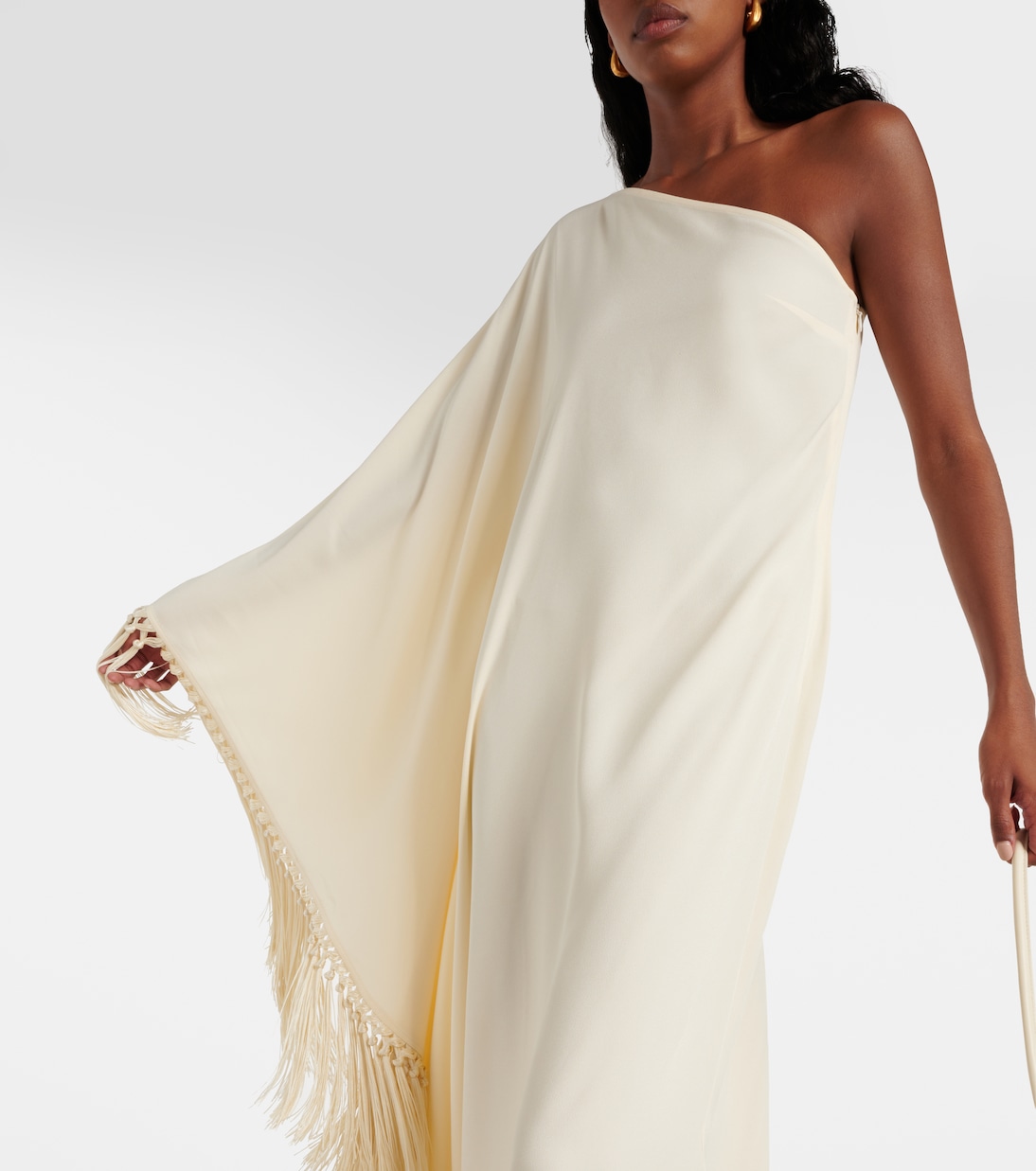 Arno fringed crêpe cady maxi dress | Taller Marmo