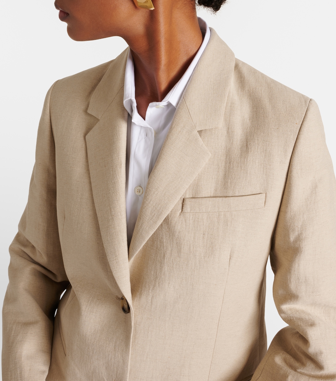 Blazer de mezcla de lino | Toteme