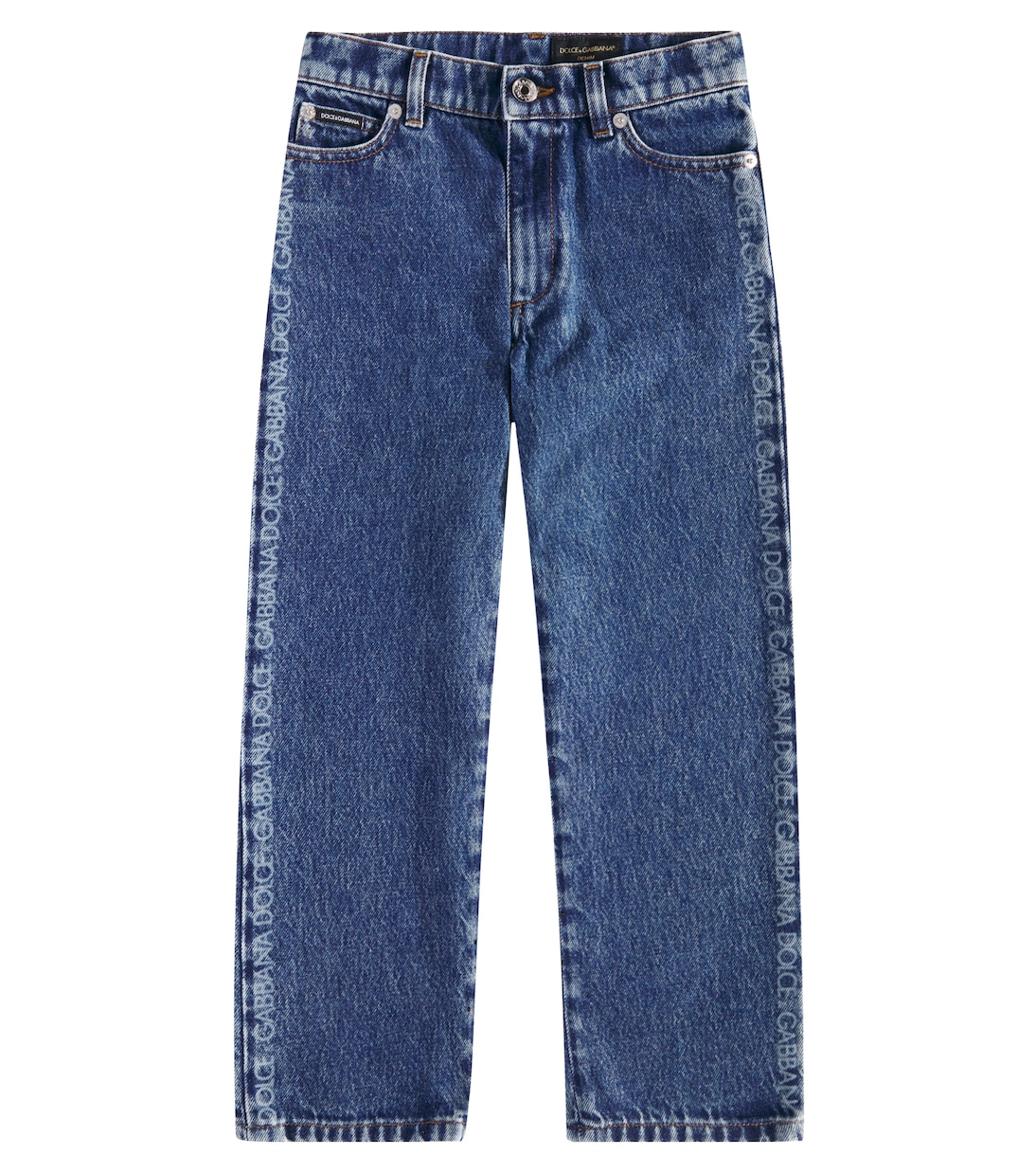 Jean droit à logo | Dolce&Gabbana Kids