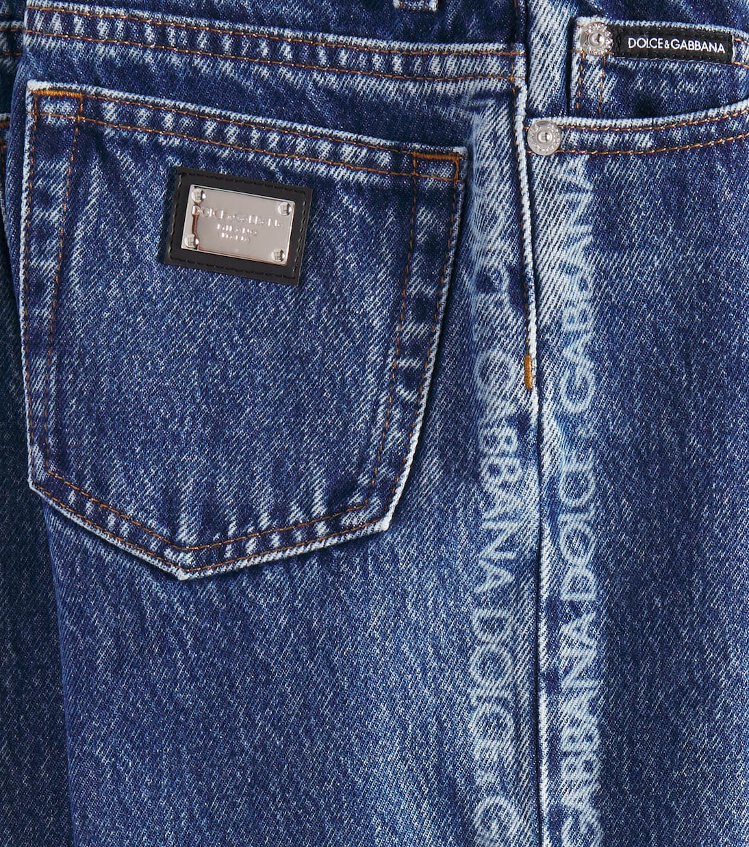 Jean droit à logo | Dolce&Gabbana Kids